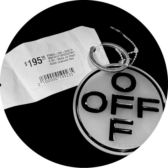 Off-White Virgil Abloh “OFF” Keychain / Bag Charm - Picture 2 of 3